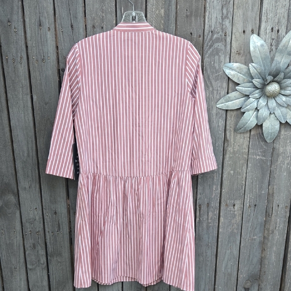 Tuckernuck Pink Striped Long Sleeve Dress - Picture 4 of 8